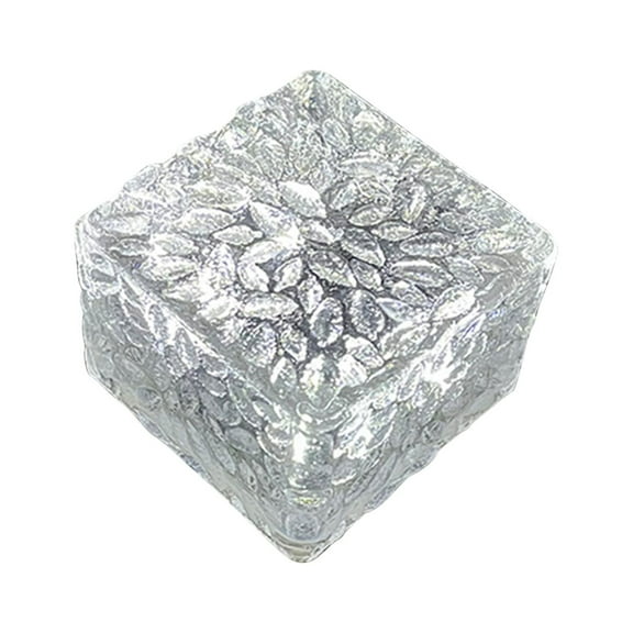 Leodye 1PCS Solar-powered Outdoor Ground Lights - Waterproof Decking/Garden/Floor Lamp -2.76*2.17IN