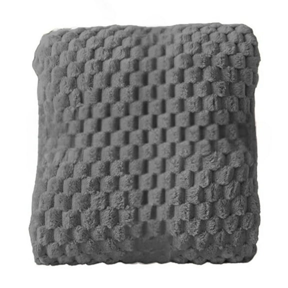 Leodye 1PCS Solid Color Flannel Blanket - Velvet Soft Gift/Casual Cover Blanket -39.37x27.55in