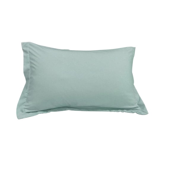 Leodye 1PCS Solid Color Pillowcase Washed Cotton Pillowcase Soft Bedding for Home Bedroom and Daily Use -18.90 × 29.13 IN