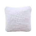 thumbnail image 1 of Leodye 1PCS Solid Color Sofa Short Cover Soft Decorative Home Sofa Bedside Backrest Cushion Cover -16.93 × 16.93 in, 1 of 3