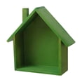 thumbnail image 1 of Leodye 1PCS Solid Wood Little House Wall Shelf Cute Creative Home Decor Room Dining Room Storage Display Stand -9.29x7.32x2.99in, 1 of 6