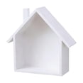 thumbnail image 1 of Leodye 1PCS Solid Wood Little House Wall Shelf Cute Creative Home Decor Room Dining Room Storage Display Stand -9.29x7.32x2.99in, 1 of 5