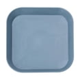 thumbnail image 1 of Leodye 1PCS Square Shallow Wide Pet Feeding Bowl Easy To Clean Food Water Snack Dish for Small Medium ss Dry Wet Food -5.71x5.71in, 1 of 6