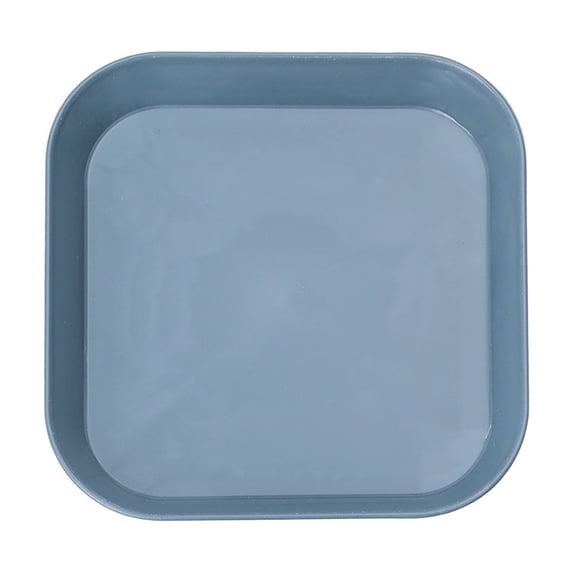 Leodye 1PCS Square Shallow Wide Pet Feeding Bowl Easy To Clean Food Water Snack Dish for Small Medium ss Dry Wet Food -5.71x5.71in