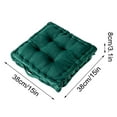 thumbnail image 1 of Leodye 1PCS Square Thick Floor Seating Cushions,Solid Thick Tufted Cushion Meditation Pillow for Sitting on Floor,Tatami Pad for Guests , Living Room Sofa Outdoor -15*15IN, 1 of 5
