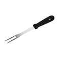 thumbnail image 1 of Leodye 1PCS Stainless Steel BBQ forks - Wooden/Plastic Handle, Outdoor Barbecue Splitting Tools -13.39x0.98in, 1 of 6