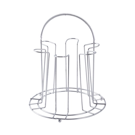 Leodye 1PCS Stainless Steel Coffee Cup Drying Rack - Desktop/Handheld Inverted Hanging Storage Rack -8.07x6.50x6.50 inches