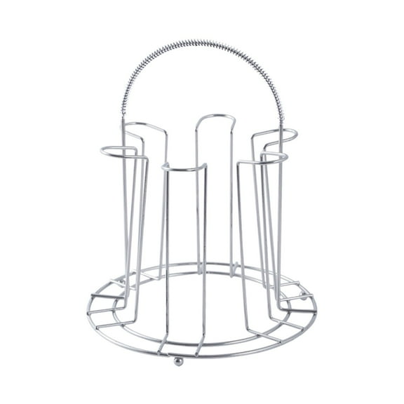 Leodye 1PCS Stainless Steel Coffee Cup Drying Rack - Desktop/Handheld Inverted Hanging Storage Rack -8.07x6.50x6.50 inches
