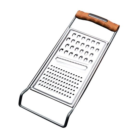 Leodye 1PCS Stainless Steel Foldable Double Sided Grater Multi Functional Kitchen Tool for Potatoes Cheese Vegetables and Food Prep -11.02x4.33in