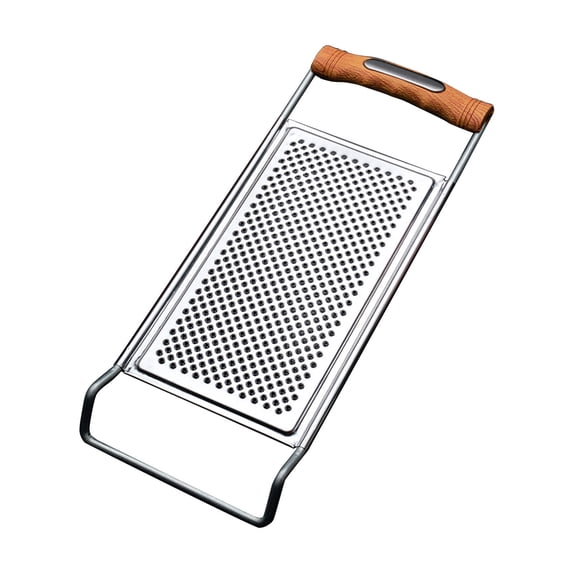 Leodye 1PCS Stainless Steel Foldable Double Sided Grater Multi Functional Kitchen Tool for Potatoes Cheese Vegetables and Food Prep -11.02x4.33in