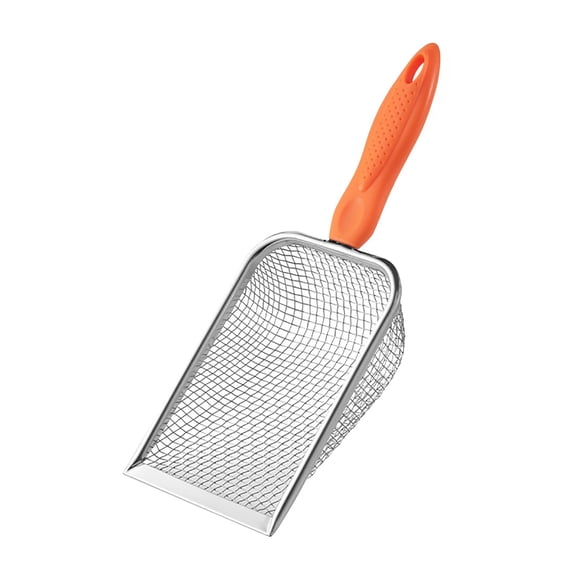 Leodye 1PCS Stainless Steel Handle Garden Sieve - Compost/Sand Screening Tool for Planting -10.75*3.94IN