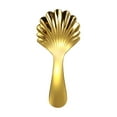thumbnail image 1 of Leodye 1PCS Stainless Steel Iced Shell Spoon Sturdy Design Tea Dessert Stirring Mixing Utensil Dishwasher Safe -3.86x1.65in, 1 of 6