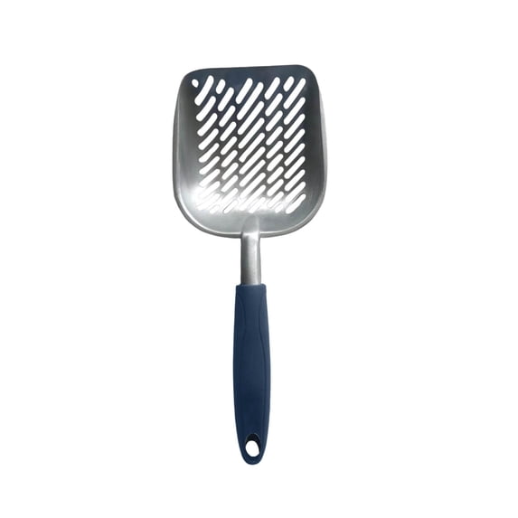 Leodye 1PCS Stainless Steel Metal Litter Shovel with Fine Holes Easy to Clean Litter Scoop -13.18*4.92IN