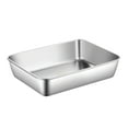 thumbnail image 1 of Leodye 1PCS Stainless Steel Rectangular Food Storage Box - for Refrigeration, Hot Pot Sides & Outdoor Picnics -5.3*4.1*2.4IN, 1 of 4
