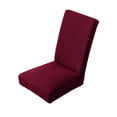 thumbnail image 1 of Leodye 1PCS Stretch Washable Dining Chair Cover Durable Decorative Home Kitchen Wedding Banquet Seat Protector Slipcover -(16-19.5*22-24IN), 1 of 6