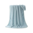 thumbnail image 1 of Leodye 1PCS Striped Velvet Bath Towel Super Absorbent Adult Home Daily Dry Hair Beach Towel -27.56 × 55.12 in, 1 of 5