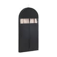 thumbnail image 1 of Leodye 1PCS Suit Bags for Closet Storage and Travel, Garment Bags for Hanging Clothes, Suit Garment Bag for Men, Black Suit Cover Bags with Clear Window for Coats, Jackets-23.6x39.4in, 1 of 6