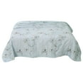 thumbnail image 1 of Leodye 1PCS Summer Breathable Quilt - Soft Washable Design, Lightweight for Adults (Bed/Sofa/Travel), 1 of 5