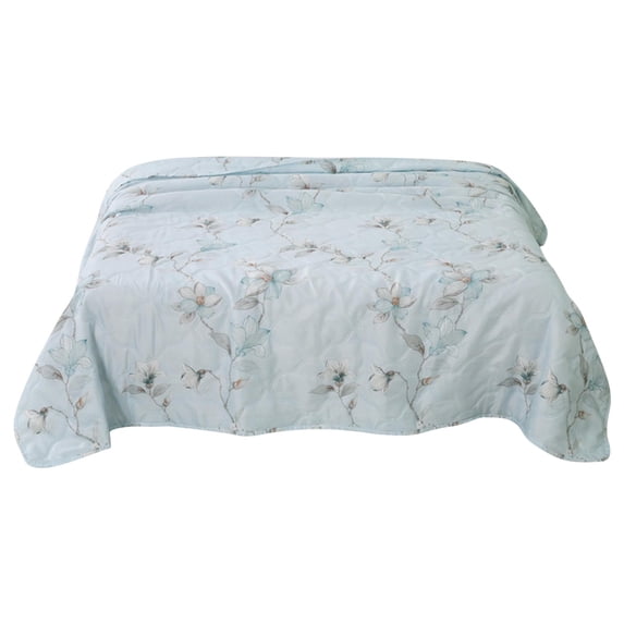 Leodye 1PCS Summer Breathable Quilt - Soft Washable Design, Lightweight for Adults (Bed/Sofa/Travel)