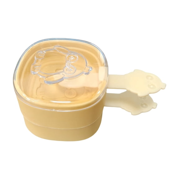 Leodye 1PCS Summer Homemade Ice Lolly Mould, Plastic Popsicle Ice Box, Reusable Ice Cream Maker Tray for Frozen Treats and Cold Dessert -2.95x2.95x3.22in