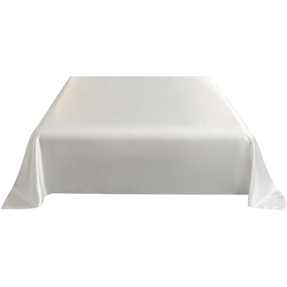 Leodye 1PCS Summer Ice Silk Bed Sheet - Cool Conditioned Thin Sheet, Wrinkle-Resistant for Summer Bedding -66.93×90.55IN