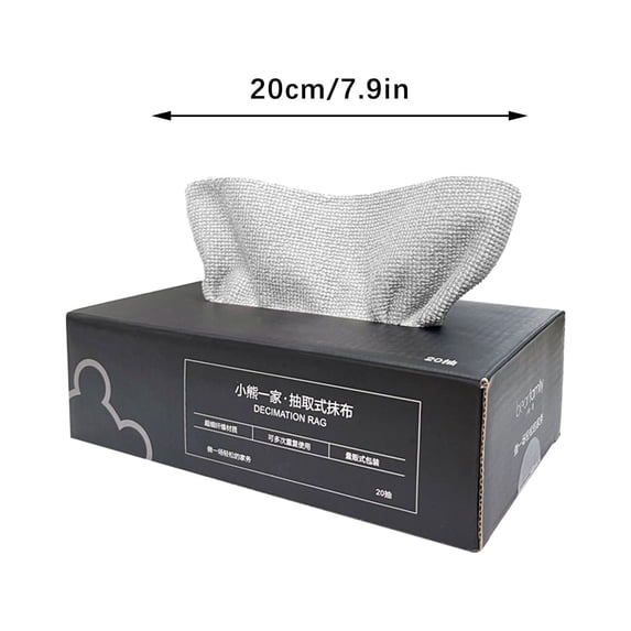 Leodye 1PCS Super Absorbent Microfiber Cleaning Cloths - Reusable for Home/Kitchen/Car, Lint-Free -8.7IN