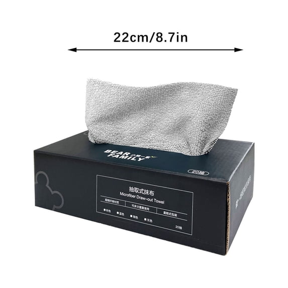 Leodye 1PCS Super Absorbent Microfiber Cleaning Cloths - Reusable for Home/Kitchen/Car, Lint-Free -8.7IN