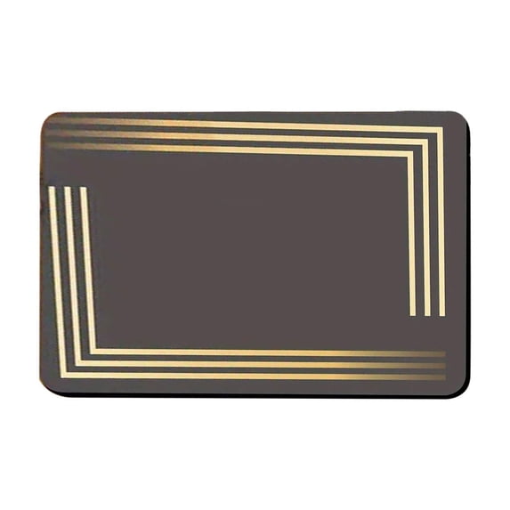 Leodye 1PCS Super Absorbent Thin Bathroom Rug Stain-proof Machine-washable Home Bathtub Vanity Floor Easy-carry Bath Mat -23.62x15.74in