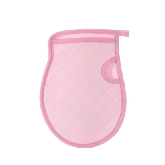 Leodye 1PCS Super Soft Exfoliating Bath Mitten friendly Gentle Home Bathroom Back Rub Mud Bath Glove -7.1IN