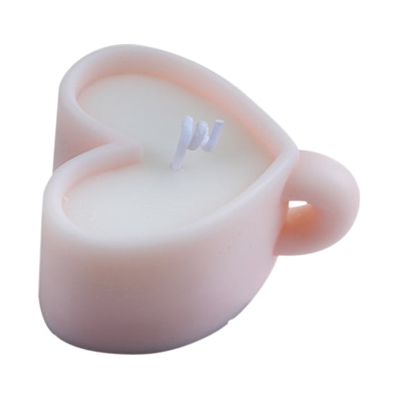 Leodye 1PCS Sweet Coffee Cup Aromatherapy Candle - Ornament Handheld Gift, for Birthday/Home Decor -3.15×2.56×1.97in