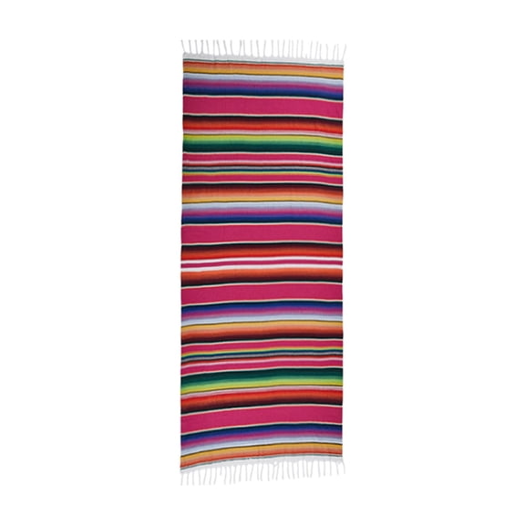 Leodye 1PCS Tablecloth Table Runner Multifunctional Woven Blanket Conditioning Blanket Camping Blanket Picnic Blanket Suitable for Home Outdoor School office-108.26x13.77IN