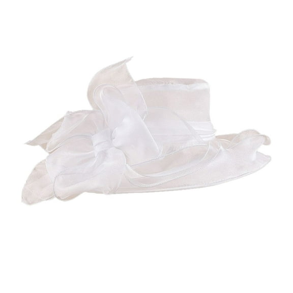 Leodye 1PCS Tea Party Accessories - Women's Elegant Hats, Matching for formal Gatherings -11.81x11.81x3.94 in