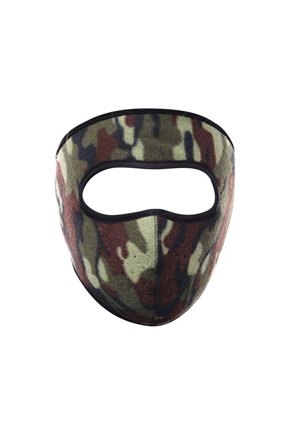 1PCS Thickened Flocking Winter Full Face Mask - Windproof Cold Protection with Neck & Ear Coverage -20IN