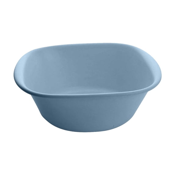 Leodye 1PCS Thickened Plastic Washbasin Portable Sturdy Home Dorm Laundry Washing Face Hand Basin