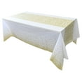 thumbnail image 1 of Leodye 1PCS Thickened Wavepoint Plastic Tablecloth - Disposable Waterproof Oil-proof Rectangular Cover for Holiday/Birthday Parties -54x108inches, 1 of 6