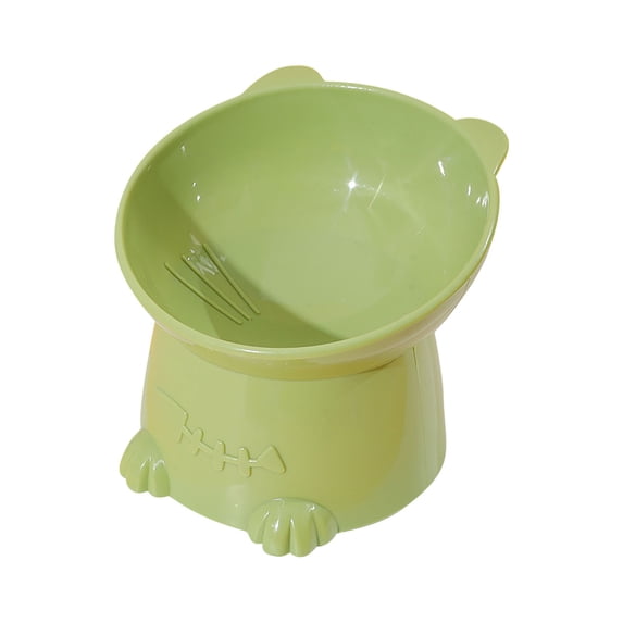 Leodye 1PCS Tilted Elevateds Food Bowl , Elevated Tilted Food and Water Bowls Set, Free Pet Feeder Dish fors and Small s, Dishwasher Safe
