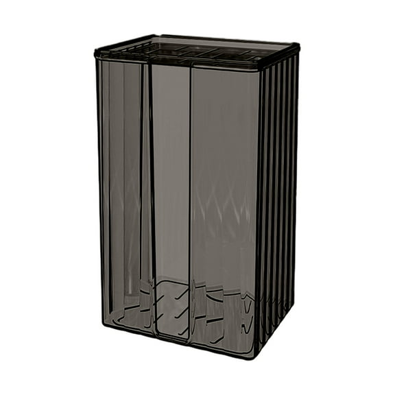 Leodye 1PCS Tissue Box Holder Wall Mounted Damage-Free Adhesive Storage Paper Boxes Home Decor Suitable for Kitchen Bathroom Desk Dressing Table-7.5x4.9x3.7in