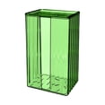 thumbnail image 1 of Leodye 1PCS Tissue Box Holder Wall Mounted Damage-Free Adhesive Storage Paper Boxes Home Decor Suitable for Kitchen Bathroom Desk Dressing Table-7.5x4.9x3.7in, 1 of 6