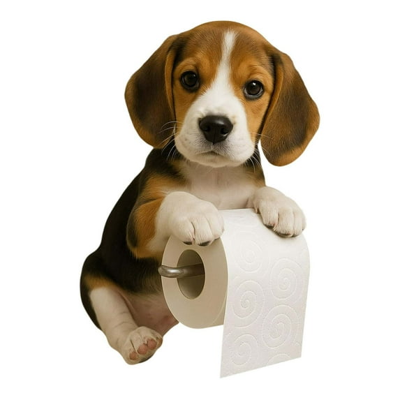 Leodye 1PCS Toilet Paper Holder - for Pet Bathroom Organization