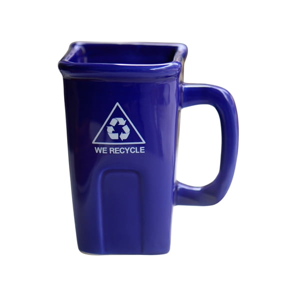 Leodye 1PCS Toilet-shaped Ceramic Coffee Mug - Quirky Alien Design, for Women/Boys, Tea/Coffee Cup -7.87x7.08x5.11in