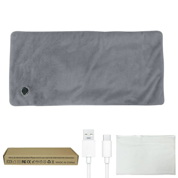 Leodye 1PCS USB Heating Blanket Three Level Temperature Control Hot Compress Home office Single Person Multifunctional Warm Heating Pad Blanket -11.81×23.62in