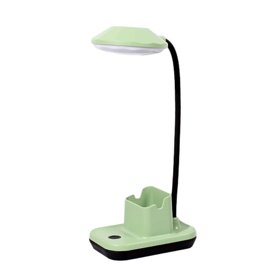 Leodye 1PCS USB Rechargeable Eye-care Desk Lamp Dimmable Portable Home Dorm Student Homework Bedside Reading Lamp -10.24X4.72X7.09in B Free Size