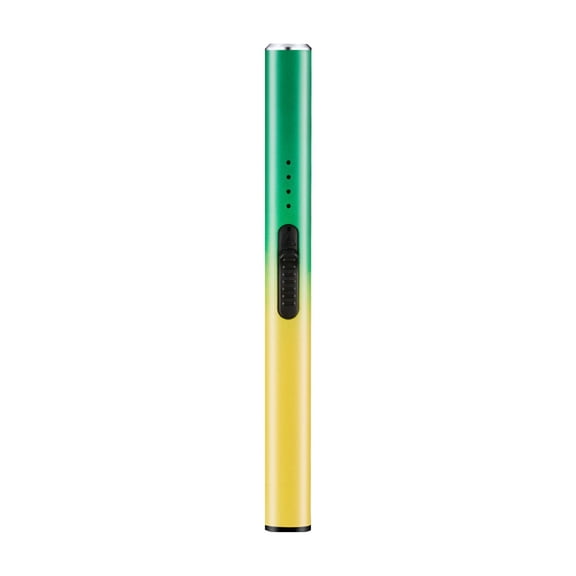 Leodye 1PCS USB Rechargeable Windproof Lighter - Flameless Electronic Lighter with Safety Button, Home Kitchen Use -6.69x0.64x0.64in
