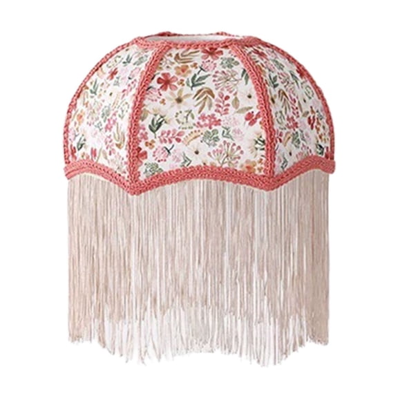 Leodye 1PCS Umbrella Shaped Fabric Lamp Shade Decorative Lighting Accessory for Restaurant Bedroom Desk Lamp Modification -7.87x4.72in