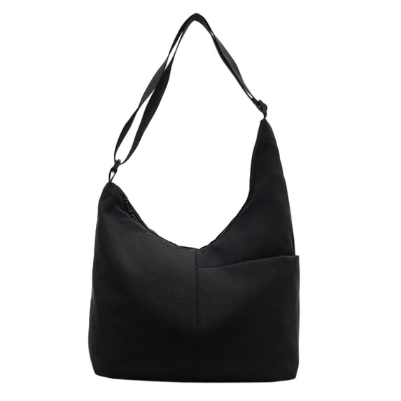 Leodye 1PCS Versatile Nylon Tote Bag, Large Capacity Waterproof Fabric, Dual-purpose Shoulder Crossbody Bag for Urban Daily Commute -11.81x10.62x3.93 inches