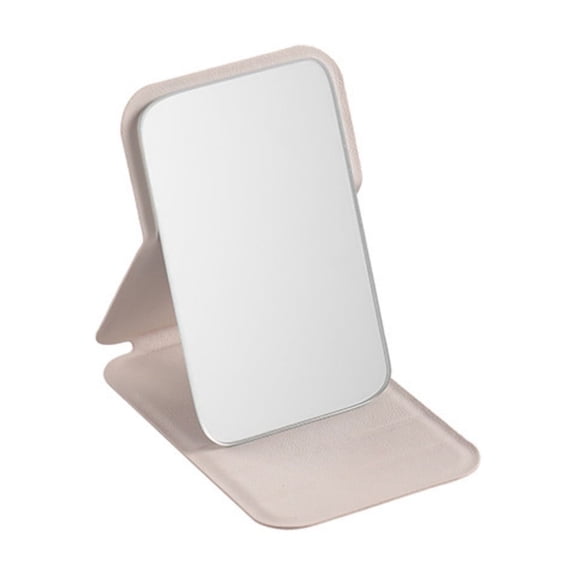 Leodye 1PCS Vintage Style Foldable Hand Mirror Large Portable Cosmetic Mirror Compact Vanity Mirror for Makeup Travel and Daily Use -2.75*4.13IN