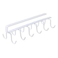 thumbnail image 1 of Leodye 1PCS Wall-Mounted Under-Shelf Mug Rack - 12 Hooks for Coffee Cups/Pots/Pans, Kitchen Storage, 1 of 6