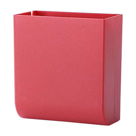 Leodye 1PCS Wall-mounted Remote Control Storage Box - Creative Desktop Organizer for TV/AC/Keys/Phone/Stationery -3.94x3.54x1.97in