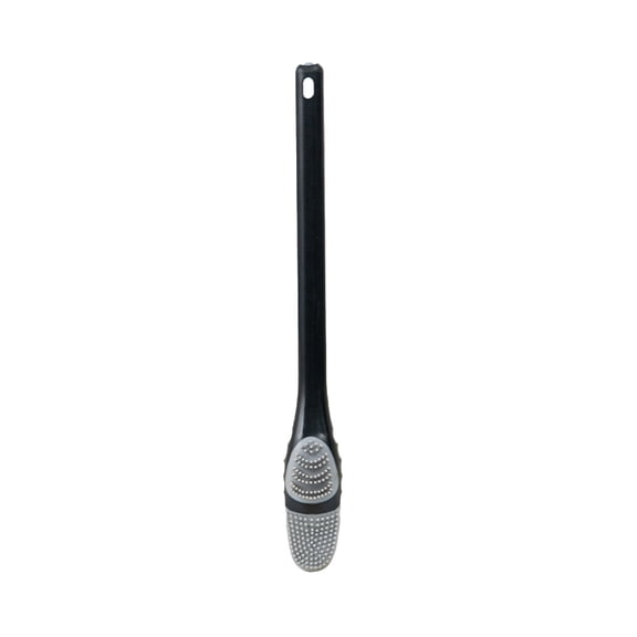 Leodye 1PCS Wall-mounted Toilet Brush - No Dead Corner Cleaning, Household Bathroom Tool -15.55x1.77x1.18 inches