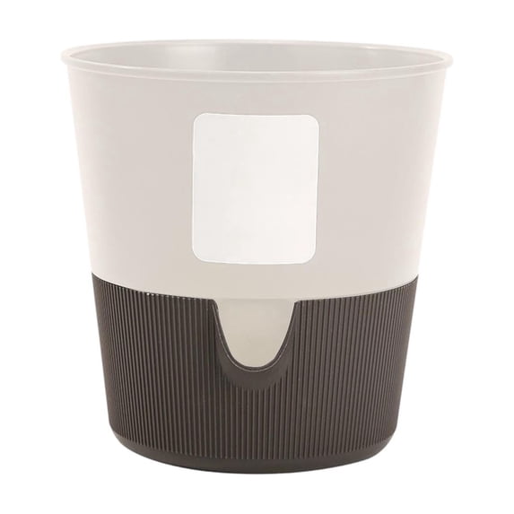 Leodye 1PCS Water Absorbent Root Control Plant Pot Detachable Plastic Planter Simple Design Cultivation Container for Pothos Indoor Green Plant Growing -4.92x4.92in